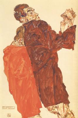 Egon Schiele The Truth Unveiled oil painting image